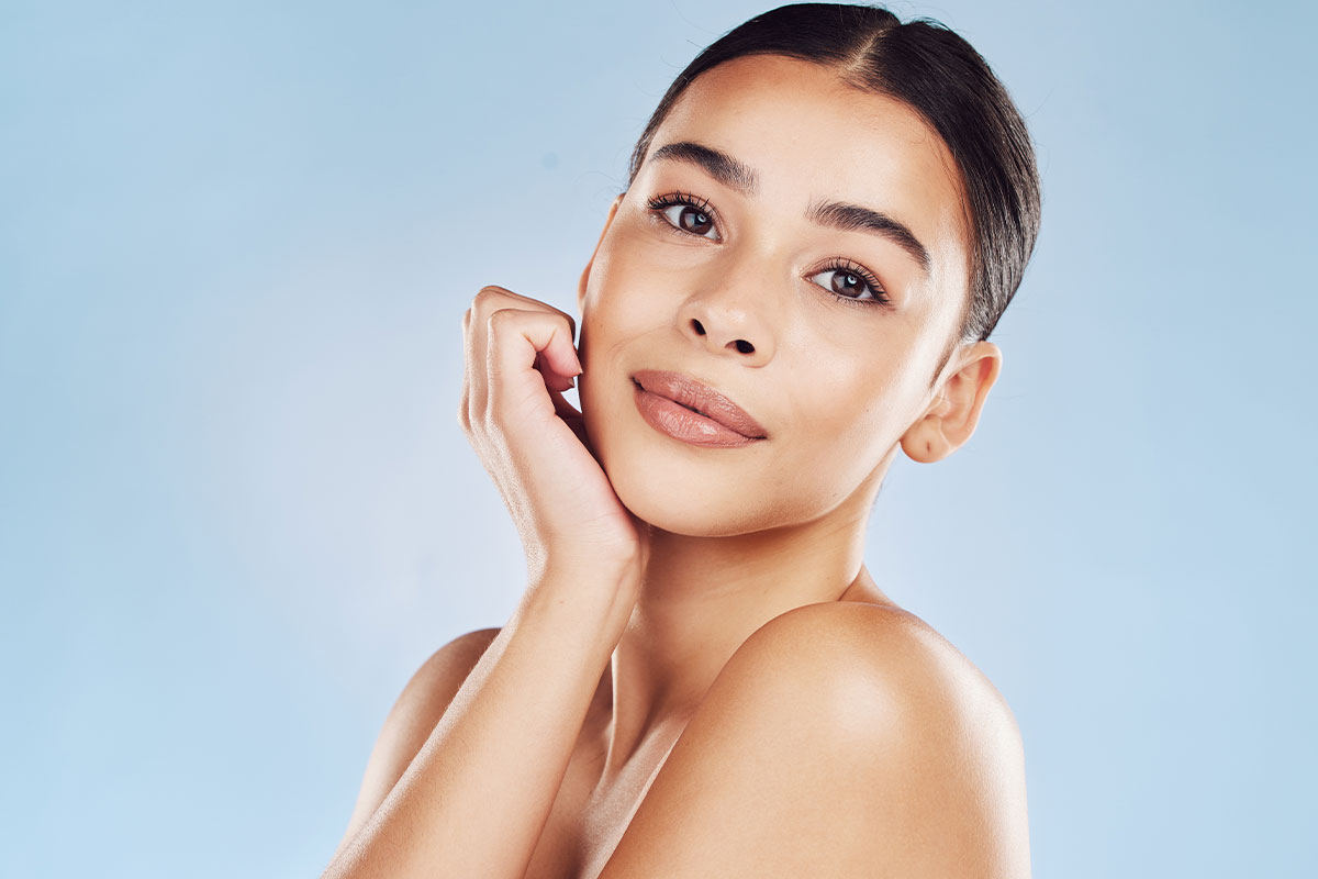Woman with youthful, beautiful skin after Botox in Palo Alto.