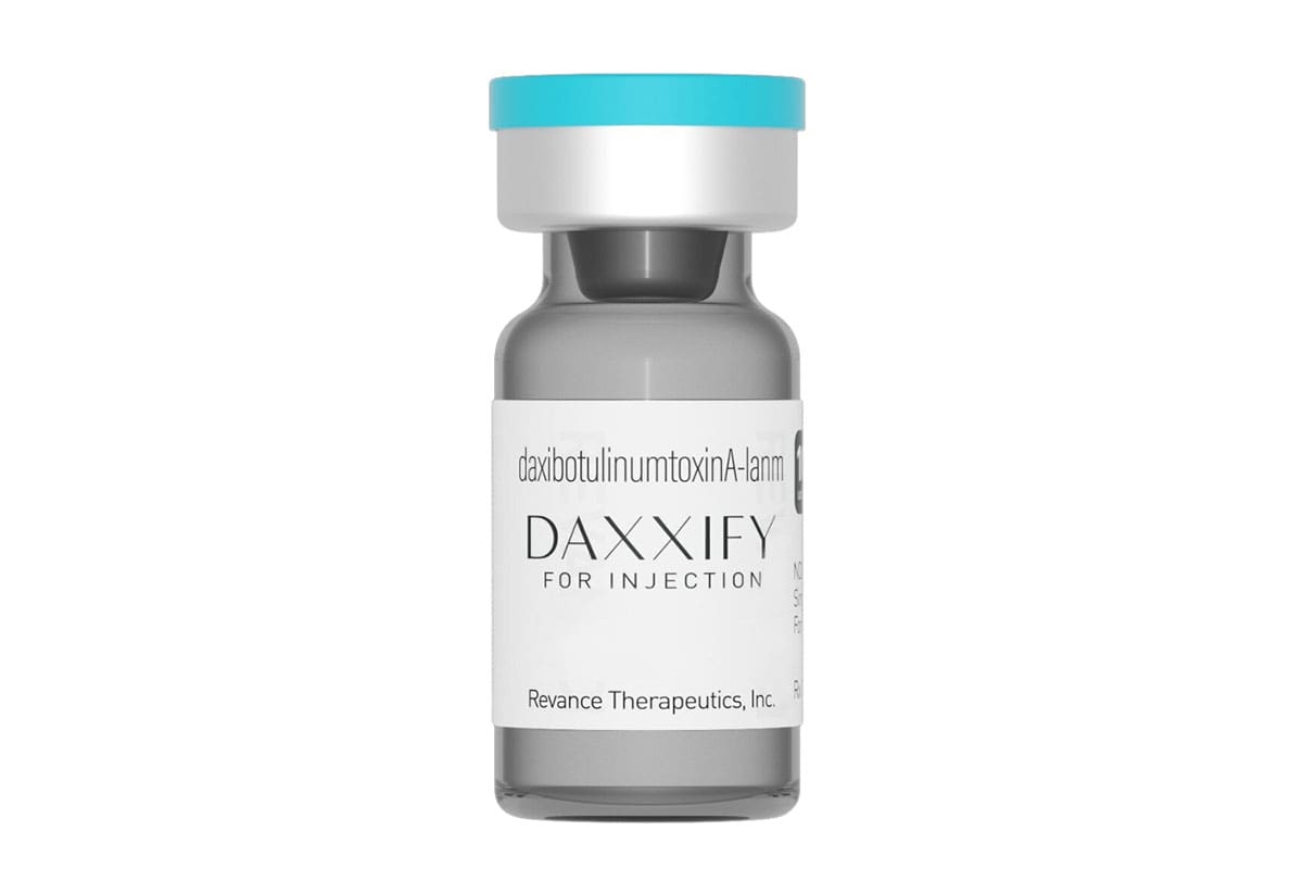 Photo of the bottle of Daxxify in Palo Alto.